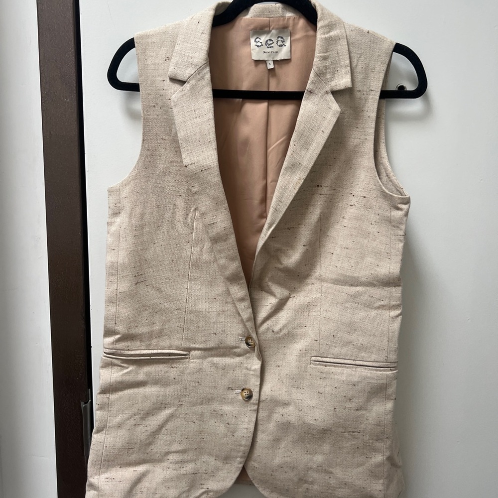 SEA NYC Sleeveless Blazer
